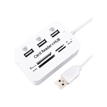 Powermaster 4 Slot Kart Okuyucu + 3 Port Usb 2.0 Çoklayıcı
