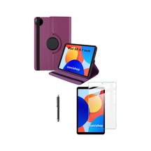 Xiaomi Redmi Pad Se 8.7 İnç Modeli İle Uyumlu 360 Dönerli Tablet Kılıfı + Ekran Koruyucu + Kalem Kapaklı Kılıf