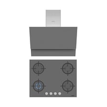Simfer 3655 + 8705 Gri Ankastre Set