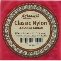 D'addario J2702 Klasik Gitar Teli Tek 2 No Si