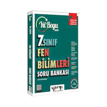 Yargı Ders Arkadaşım 7.sınıf Fen Bilimleri Yıl Boyu Soru Bankası
