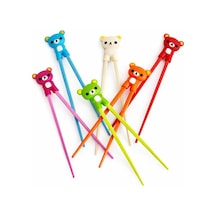 Renkli Chopstick Ve Chopstick Öğrenme Aparatı Kırmızı Abanoz
