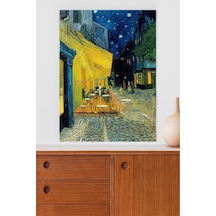 Kafe Terasta Gece - Van Gogh Sanatsal Poster