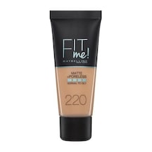 Maybelline New York  Fondöten Fit Me Matte + Poreless Foundation 220 Natural Beige 30 ml