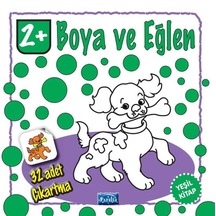 Boya Ve Eğlen - Yeşil Kitap - 32 Adet Çıkartma