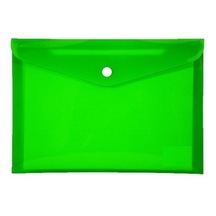 Bafix Çıtçıtlı Zarf Dosya A-4 Yeşil Çıtçıtlı Dosya 12 Li Paket