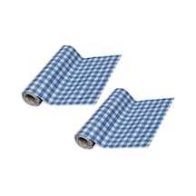 Kullan At Mavi Kağıt Masa Örtüsü 48 Metre 32 Yaprak