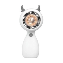 Ev Yaz Hava Soğutucu Için Usb Şarj Edilebilir Taşınabilir El Fanları Kom7ız Beyaz