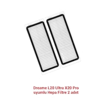 Dreame Uyumlu Uyumlue L20 Ultra X20 Pro Uyumlu 2 Adet Hepa Filtre
