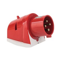 Mete Enerji 4x32a. Ip44 Duvar Fişi Eğik Gövdeli T24405