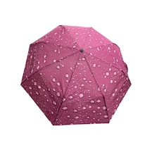 Marlux Tam Otomatik Bordo Damla Desenli Şemsiye 7110c 709801 Bordo
