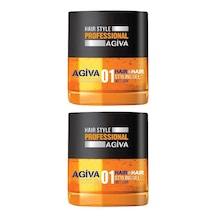 Agiva Hair Styling Gel 01 Wet Look 200 Ml X2