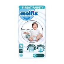 Molfix Fırsat Premium Bebek Bezi Maxi 54lü 3'li Ekonomik Paket - 3 Adet Tarı