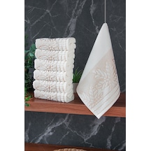Çınar Jakarlı 6 Lı Kadife Pamuklu El Ve Yüz Havlu Seti 30x50 Cm - 00434- Gold Altın Çınar Jakarlı 6 Lı Kadife Pamuklu El Ve Yüz Havlu Seti 30x50 Cm - 00434- Gold Altın