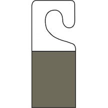 Plastik Yapışkanlı Ürün Askı Etiketi 1.8x4.5 CM Rulo 1000 Adet