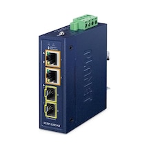 Planet Pl-ıgtp-2205at 2 Port Gigabit 2 Port Sfp Poe+ Compact Endıstriyel Media Converter