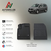 Fiat Doblo Panelvan 2023 Sonrası Uyumlu Havuzlu Oto Paspas