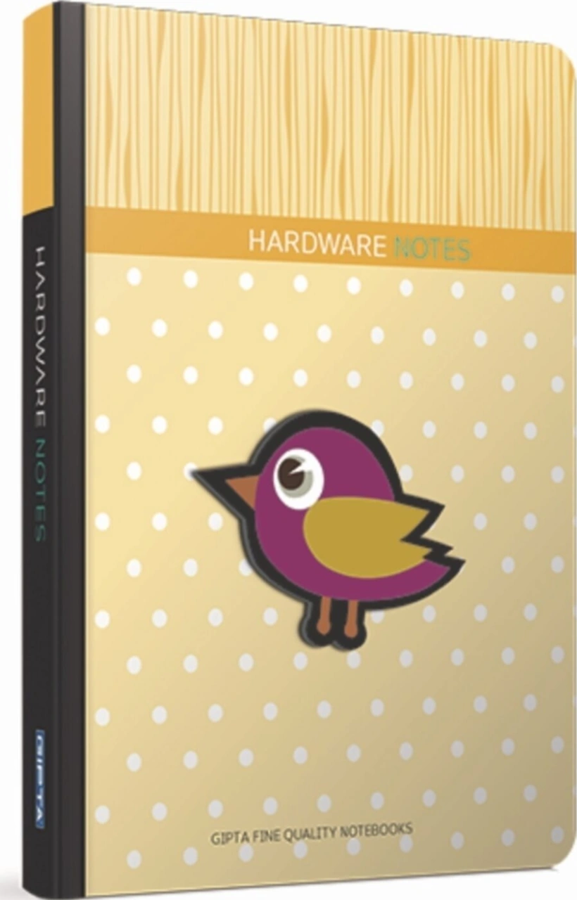 Çizgili Iplik Dikişli Sert Kapak Defter Hardware Notes 13x21 120 Yaprak Kapak-4