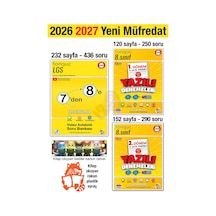 7'den 8'e Hazırlık Kitabı 2026 Yaz Tatili 8. Sınıf Yazılı Denemeleri 1.2. Dönem