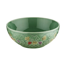 Lucky Art Vinea Seramik Yeşil Salata Kasesi 26 Cm Lygd 018 Çok renkli