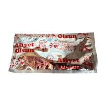 Tek Kullanımlık Islak Mendil Paket - Afiyet Olsun Yazılı Baskılı Poşet / 1000 Adet / Koli 1000'li Set