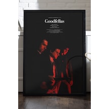 Godfellas Siyah Ahşap Çerçeveli Poster, Film Duvar Tablosu