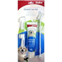 Bioline Nane Aromalı Köpek Ağız Bakım Seti 100 G
