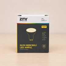 Zmr Gu10 Mercekli Led Ampul 7w 540 Lümen E27