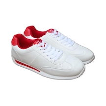 Ikkb Bahar Yumuşak Alt Rahat Açık Hava Rahat Erkek Spor Ayakkabı Beyaz Kırmızı