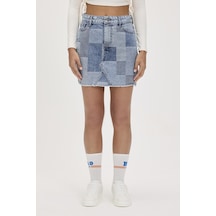 Bad Bear Vendy Mavi Denim Etek Mavi