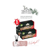 Bardak Poşet Çay 25'li English Breakfast 3 Paket Ve Oda Kokusu