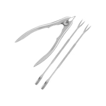 Adet/takım Paslanmaz Çelik Istakoz Yengeç Kabuk Pençe Deniz Ürünleri Çatal Kuruyemiş Açacağı Mutfak Alet Sofra Aracı Çok Renkli