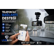 3 Kameralı Gece Görüşlü Lcd Ekranlı Araç İçi Kamera 1080p