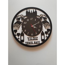 Tekel Bayi Temalı Saat İş Yerine Özel Kişiye Özel İsim Yazıl