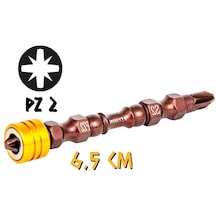 Çift Yönlü Yıldız Güçlü Mıknatıslı Bits Uç Pz 2 X 65mm 2 Adet