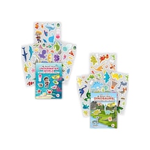 My Sticker Book '' Su Altı Dünyası-dinozorlar'' , 2li Set Tükenmeyen Sticker Kitabı