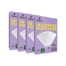 4 X 80 Adet Filtre Kahve Kağıdı Diğer