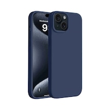 Apple iPhone Uyumlu  15 Kılıf First Silikon - Lacivert