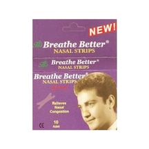 Breathe Better Nasal Strips Burun Bandı 10 Adet
