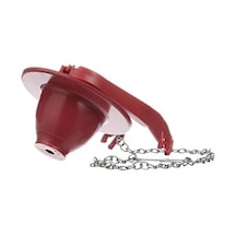Fluidmaster Performax 502cn3 Evrensel Klozet Kapağı, 5,1 Cm Yıkama Valfleri İçin, Ayarlanabilir Masif Çerçeve Tasarımı, Kolay Kurulum, 3 Adet, Kırmızı, 3 Adet Açık Ahşap
