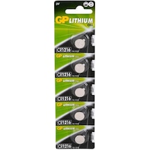 Gp Cr1216 3 Volt Lityum Pil 5 Li Paket