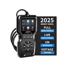 Lumaworld Siyah Obd2 Okuyucu Araç Tanılama Cihazı Canlı Veri Akışı Ev Uyumlu Tüm 1996 Sonrası Arabalar İçin