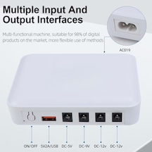 Solıdfast 8000mah 5v-usb5v-9v-12v Çıkış Mini Ups Nano Ups