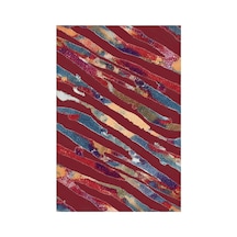 Kartela Halı Aira Halı Kaymaz Taban Makinede Yıkanabilir Halı Bordo - 180 X 270 Cm