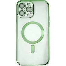 Apple İphone 14 Pro Kılıf Kross Magneticsafe Kapak - Koyu Yeşil