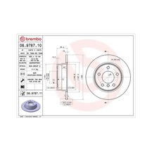 Brembo 08978711 Arka Fren Diski 34216764647 34216855001 - 2 Adettir