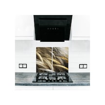 2' Li 40X52 CM Hasat Desenli Cam Kesim Tablası ve Ocak Koruma