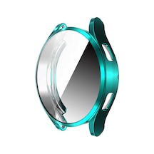 Galaxy Watch 4 44mm Uyumlu Kasa Ve Ekran Koruyucu Watch Gard 02 - Koyu Yeşil - T19241