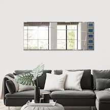 Decorıta Ayna - Tasarım Kanallı Ayna - 130Cm X 50Cm Çok Renkli
