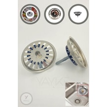 Yayke Lavabo Süzgeci Lavabo Gider Süzgeci Mutfak Lavabo Evye